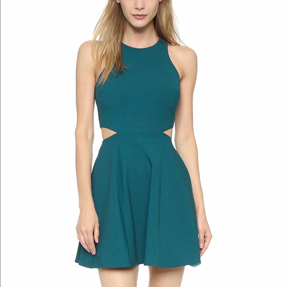 Teal Elizabeth and James Sleeveless Dress
